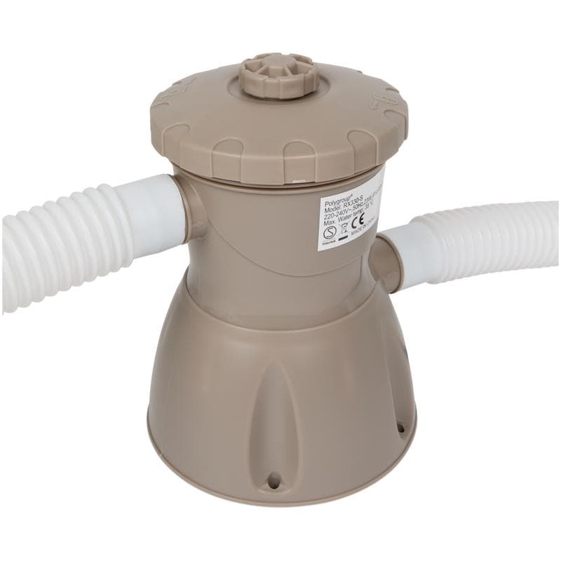 Zwembad met rotanlook frame Ø 366 cm