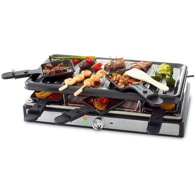 Raclette- en gourmetset