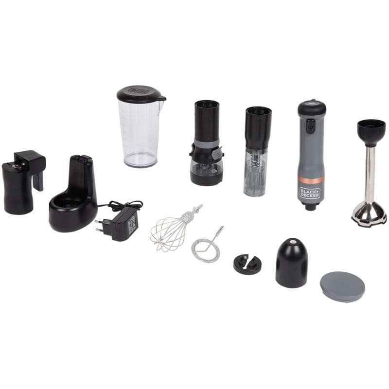 Mixeur plongeant sans fil 9 en 1 Black & Decker