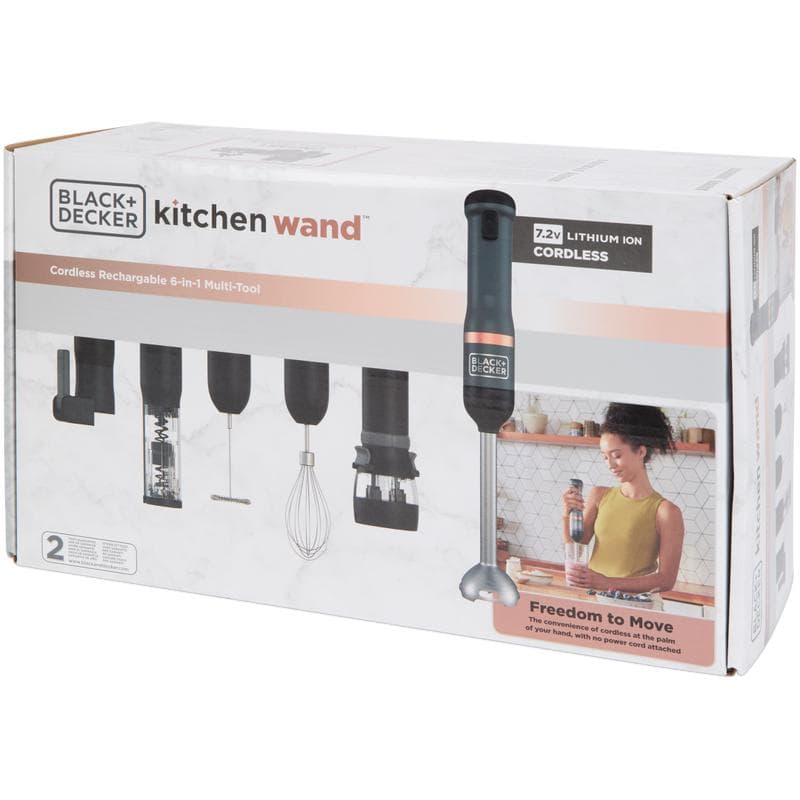 Mixeur plongeant sans fil 9 en 1 Black & Decker