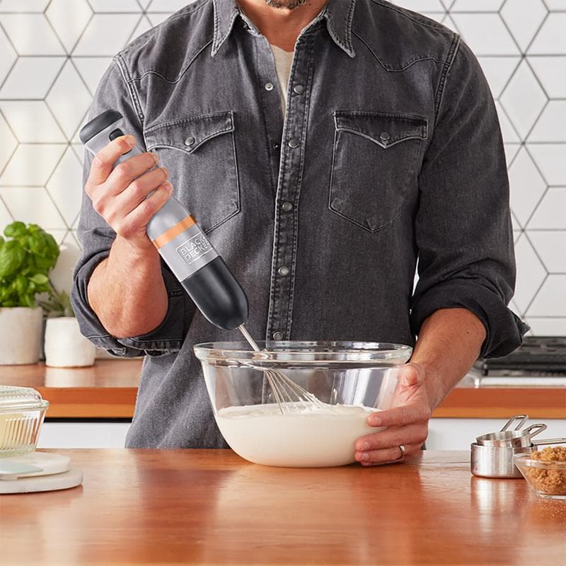 Mixeur plongeant sans fil 9 en 1 Black & Decker