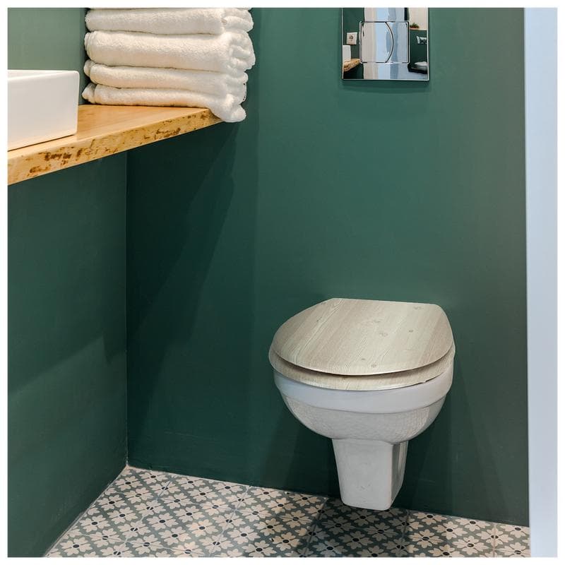 Wc-bril - licht eikenhout