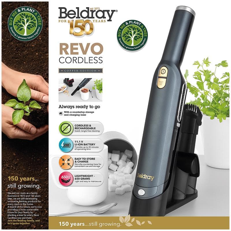 Multifunctionele kruimelzuiger - Koper