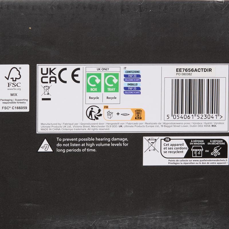 Enceinte sans fil sur roulettes XL avec LED