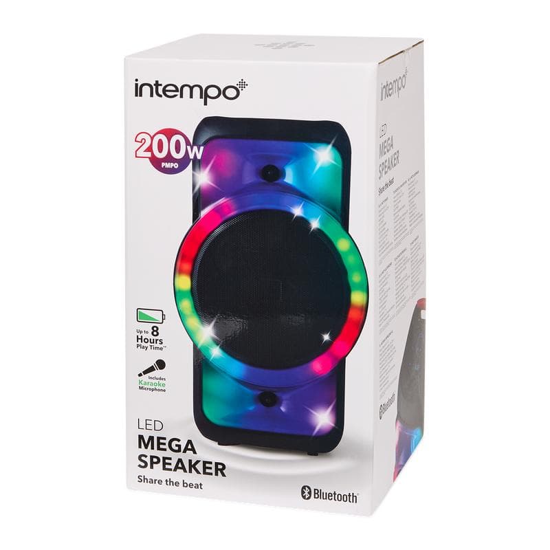 Draadloze XL Party Speaker met ledverlichting