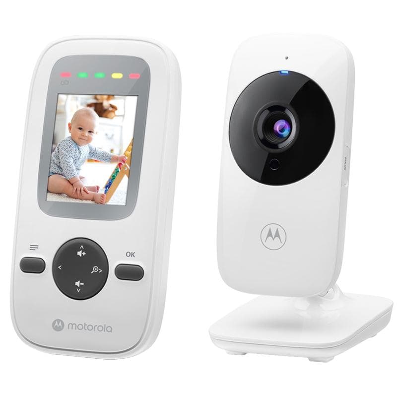 Motorola babyfoon met camera - wit