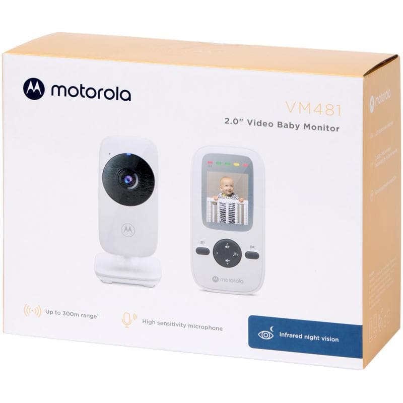 Motorola babyfoon met camera - wit
