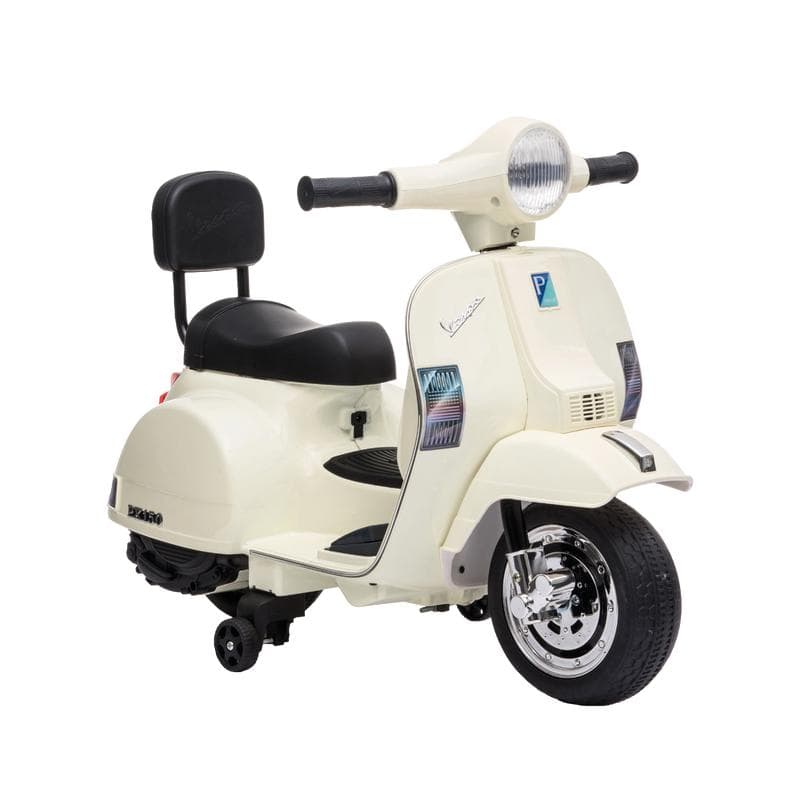 Vespa électrique pour enfant - crème
