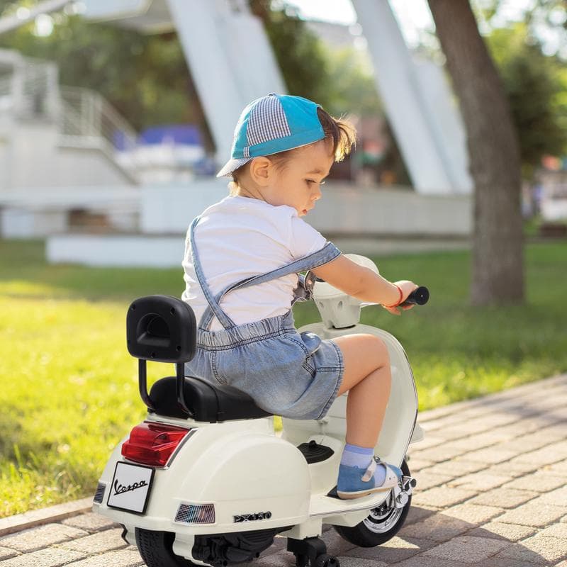 Vespa kinderscooter - crème-wit