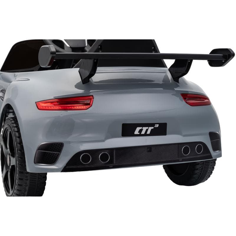 Elektrische kinderauto Porsche RUF CTR 3 S505 - grijs
