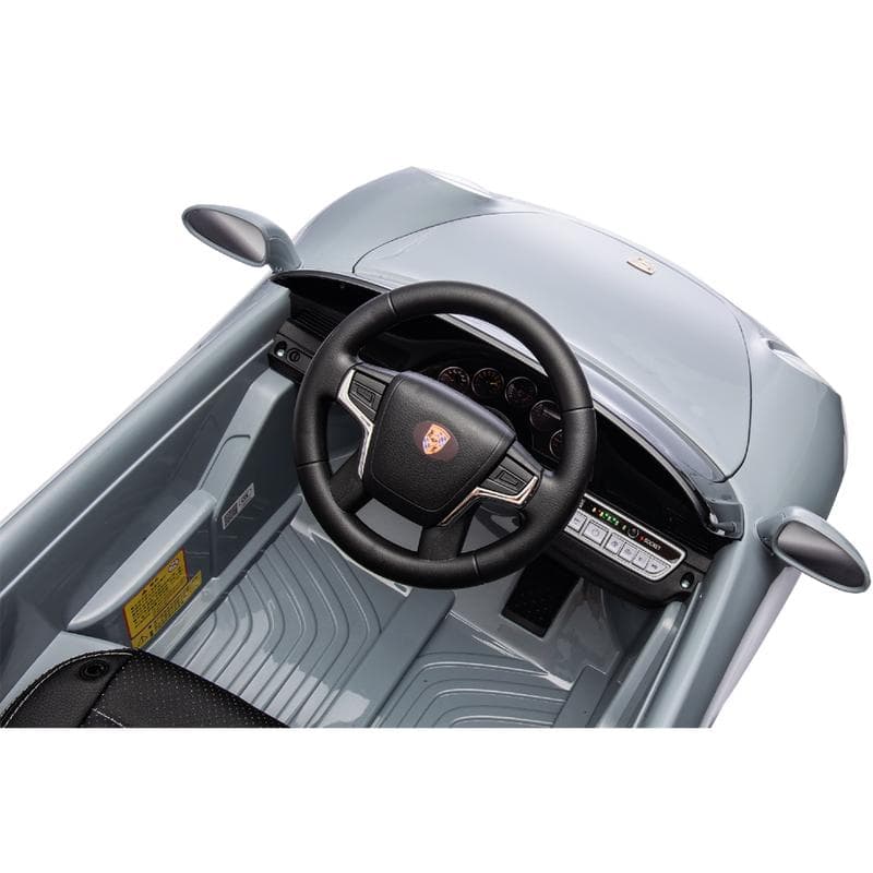 Elektrische kinderauto Porsche RUF CTR 3 S505 - grijs