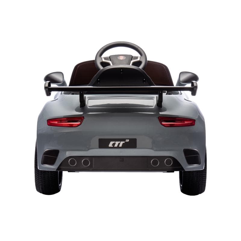 Elektrische kinderauto Porsche RUF CTR 3 S505 - grijs