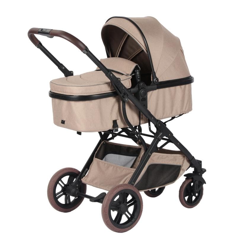 2-in-1 meegroei kinderwagen met reiswieg