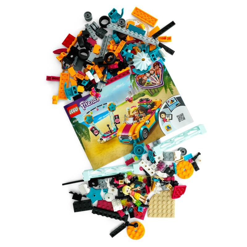 Lego Friends Andrea's auto en podium