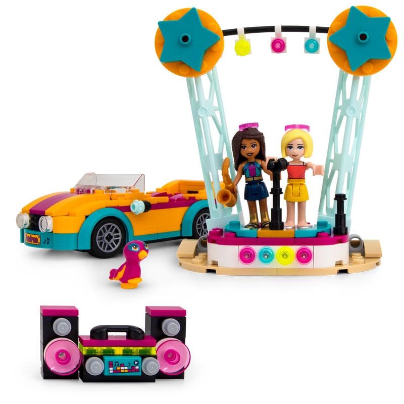 Lego Friends Andrea's auto en podium