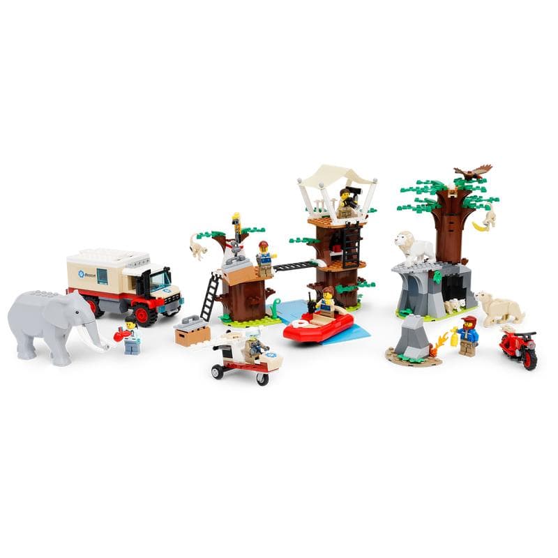 Le camp de sauvetage des animaux sauvages Lego City