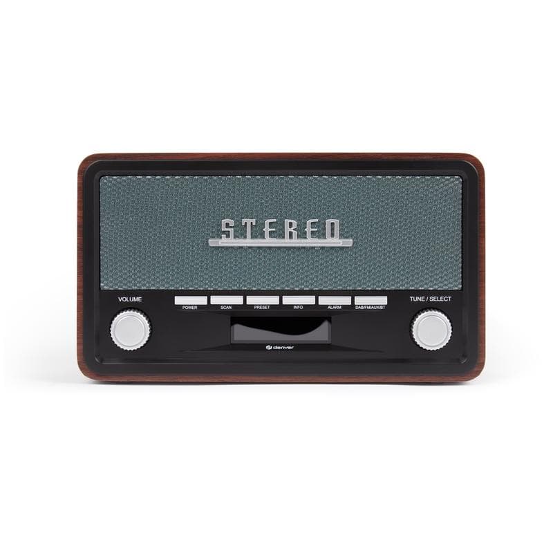 Retro Denver wekkerradio DAB-18