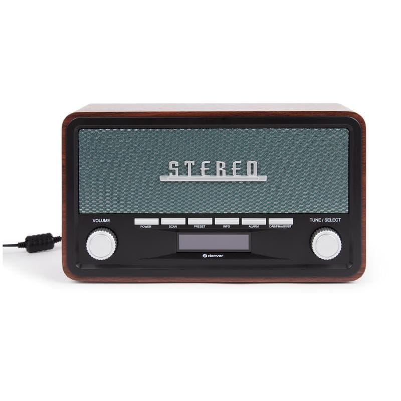 Retro Denver wekkerradio DAB-18