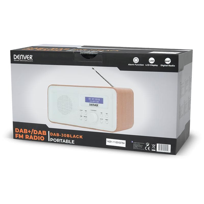 Denver DAB+ wekkerradio DAB-30