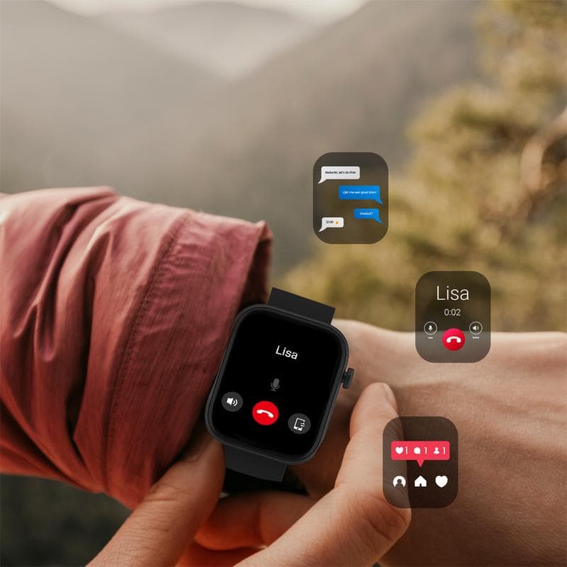 Denver Smartwatch - zwart