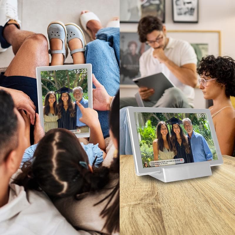 Denver digitale fotolijst - wit