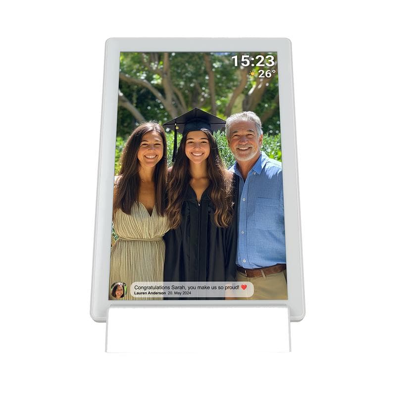 Denver digitale fotolijst - wit