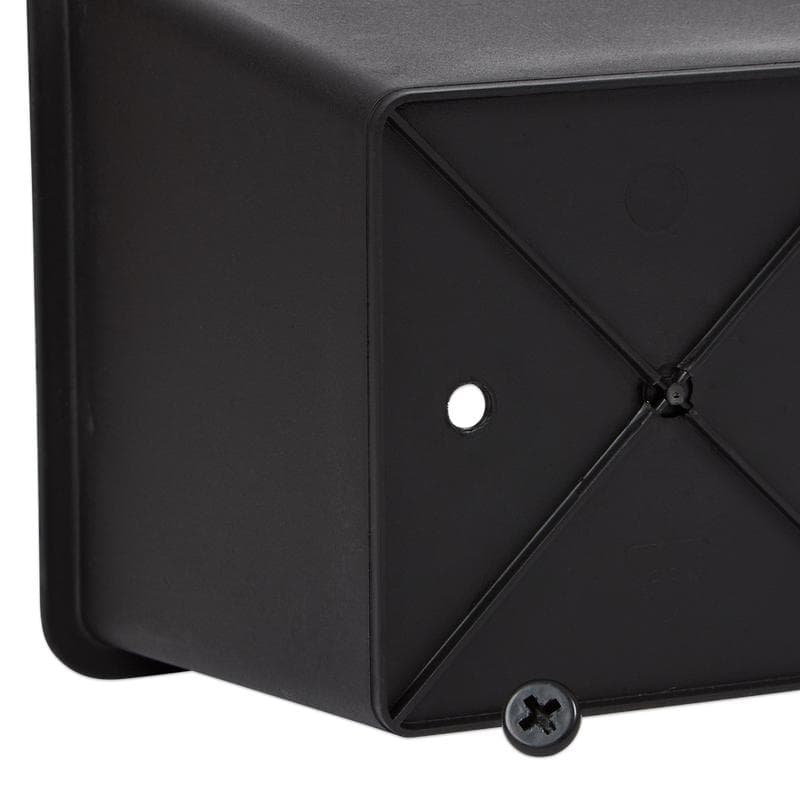 Rattan plantenbak 3-in-1 - zwart