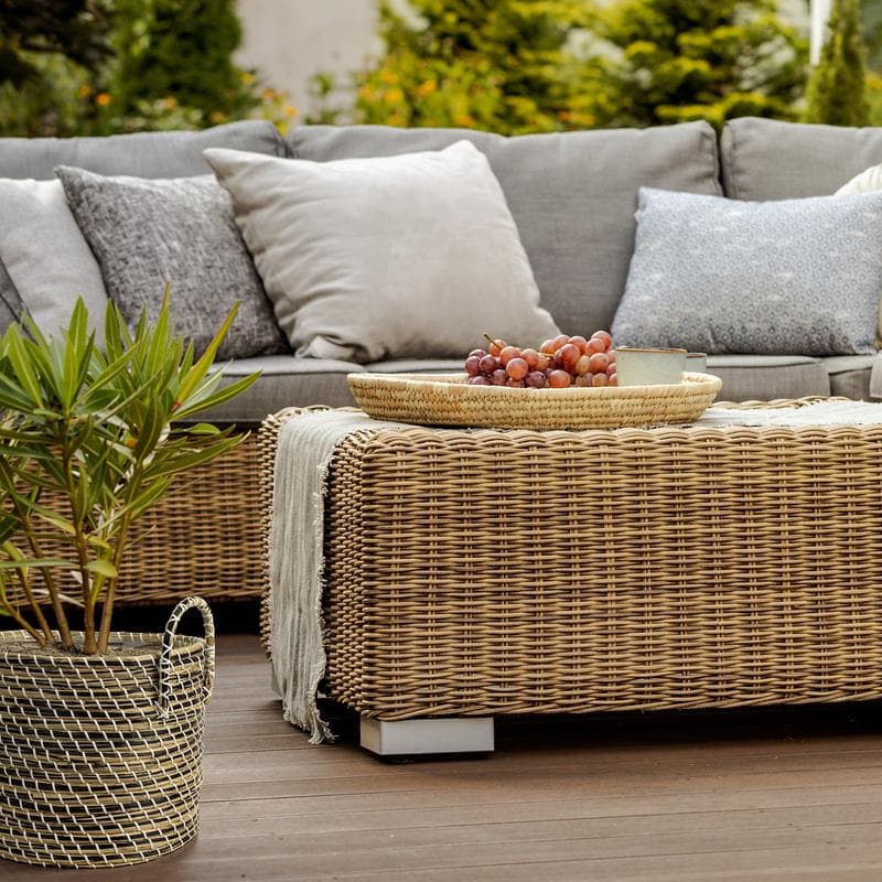 Zeegras plantenmanden - set van 3