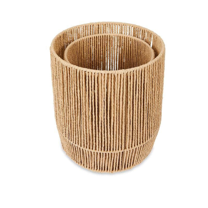 Houten bijzettafels - set van 2