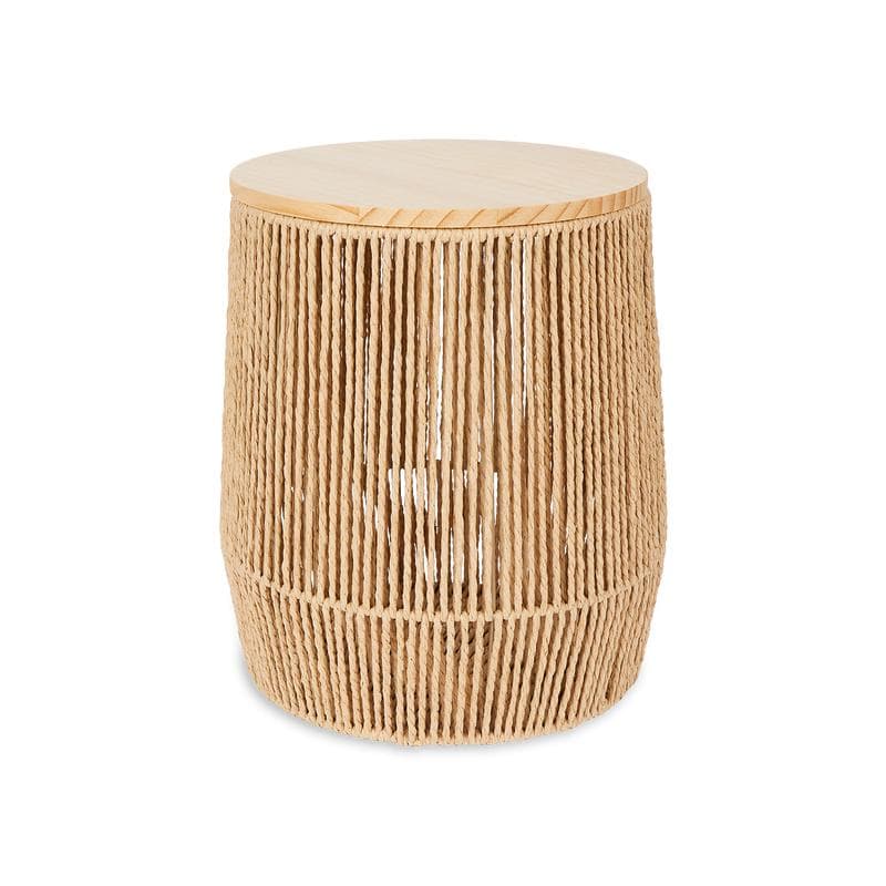 Houten bijzettafels - set van 2