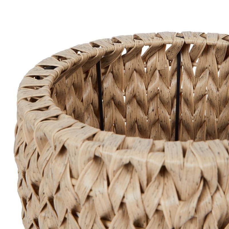 Lot de deux pots en rotin synthétique