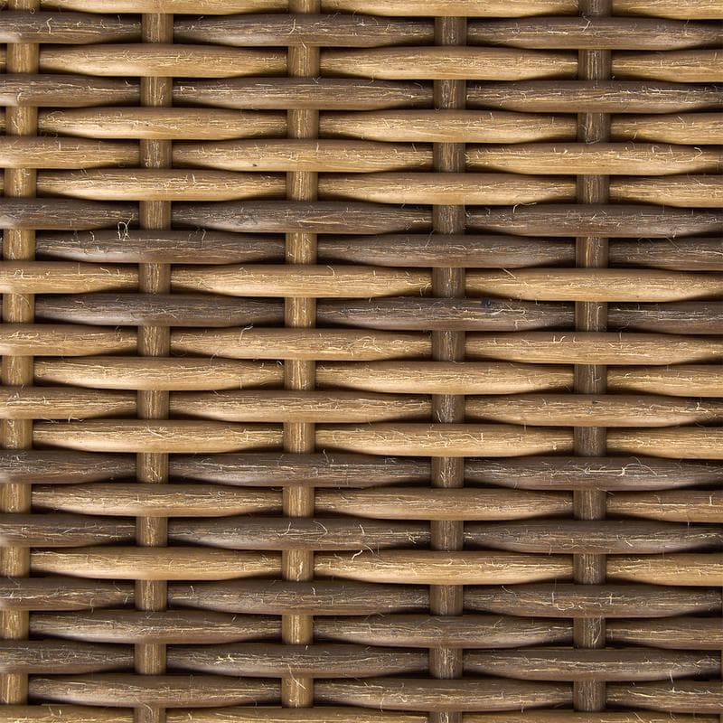 Rattan plantenbak 3-in-1 - bruin