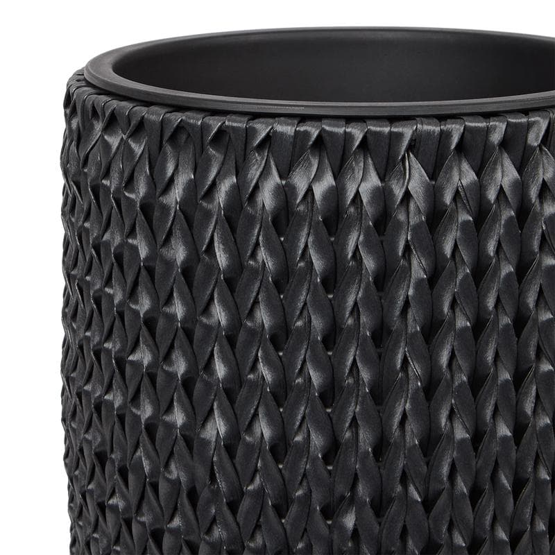 Set van 2 plantenpotten - zwart