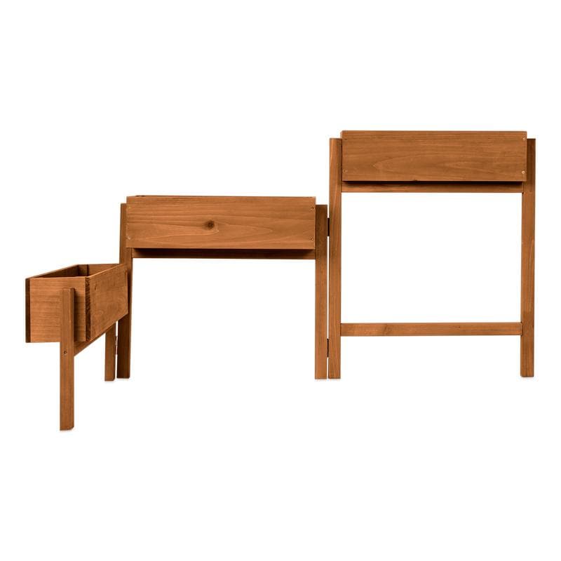 Jardinière en bois à 3 niveaux