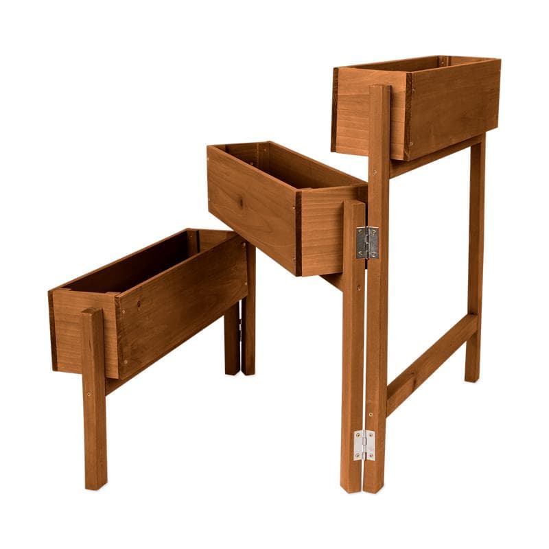 Jardinière en bois à 3 niveaux