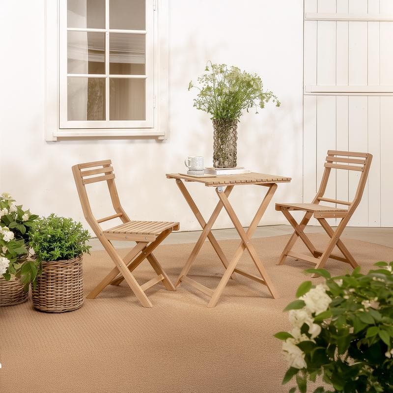 Luxe bistroset met tafel & 2 stoelen