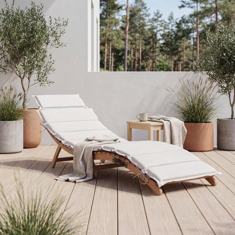 Transat pliable avec coussin