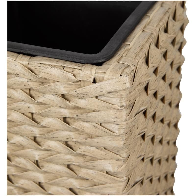 Rattan plantenbak 3-in-1 - lichtbruin