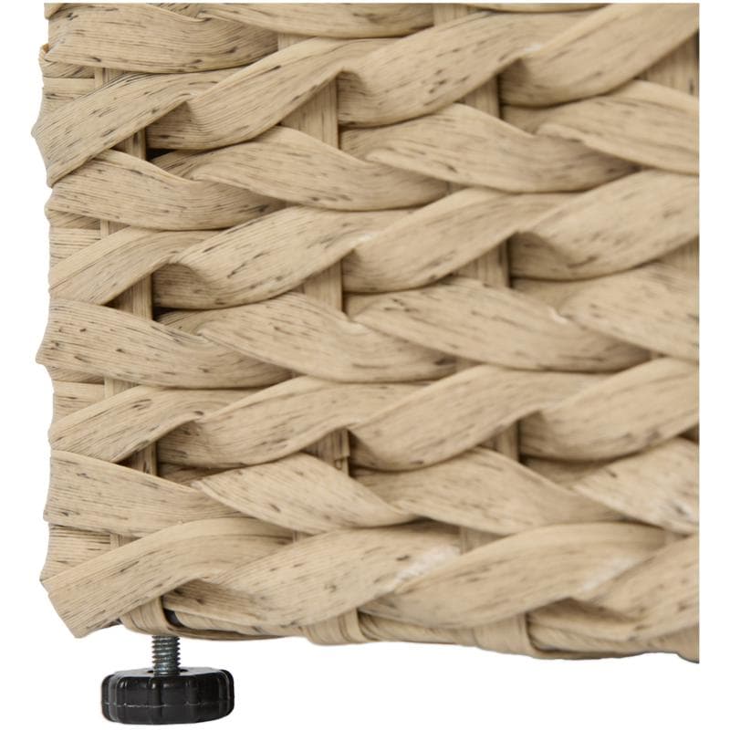 Rattan plantenbak 3-in-1 - lichtbruin