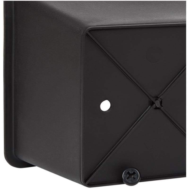 Jardinière aspect rotin 3 en 1 - marron foncé