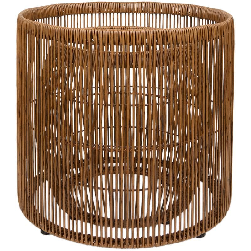 Lot de 2 tables d'appoint - marron