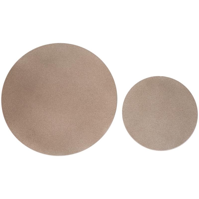 Lot de 2 tables d'appoint - marron