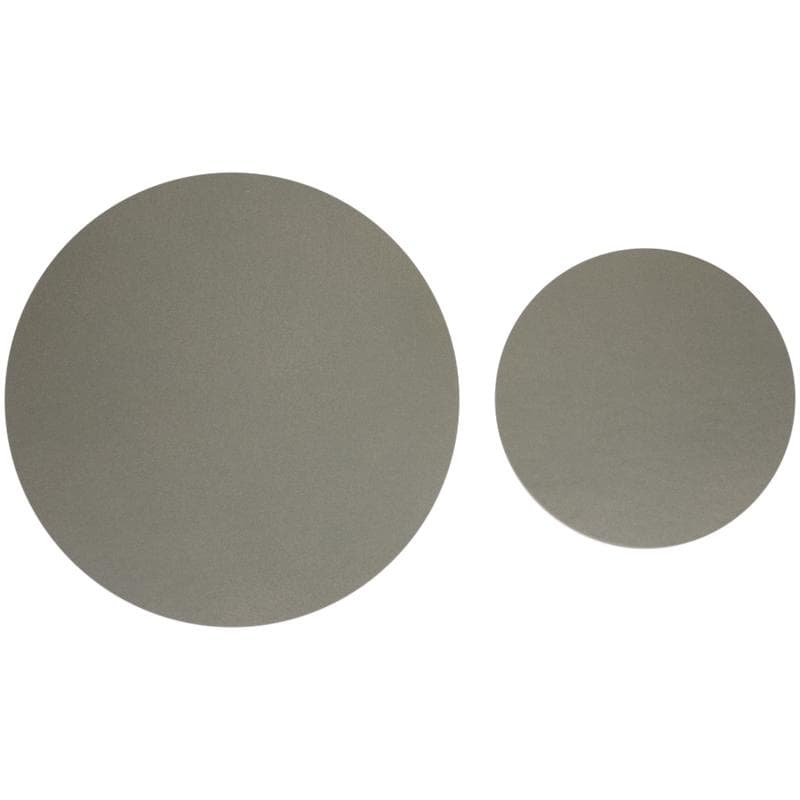 Lot de 2 tables d'appoint - gris