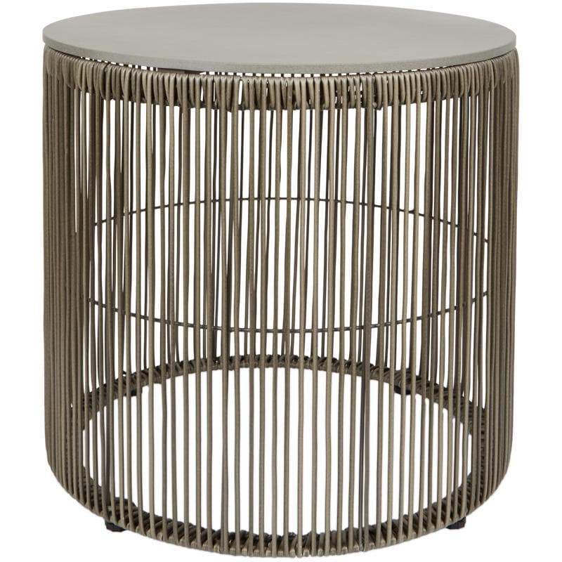 Lot de 2 tables d'appoint - gris