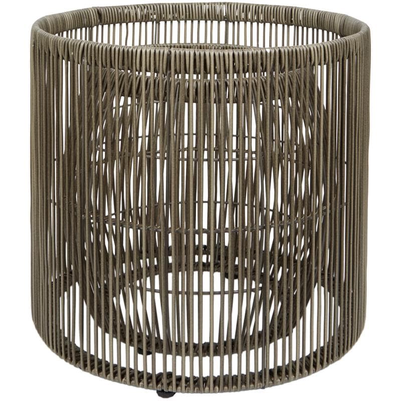 Lot de 2 tables d'appoint - gris