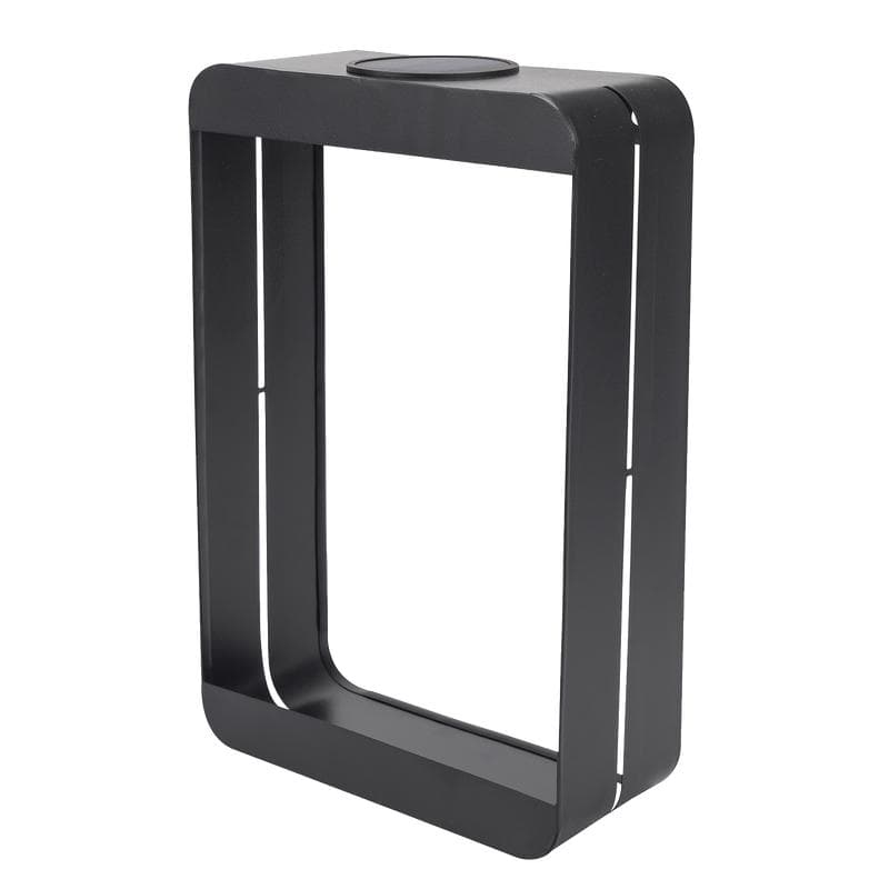 Support mural pour plantes avec lampe solaire