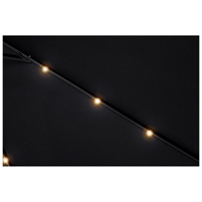 Parasol met solarverlichting