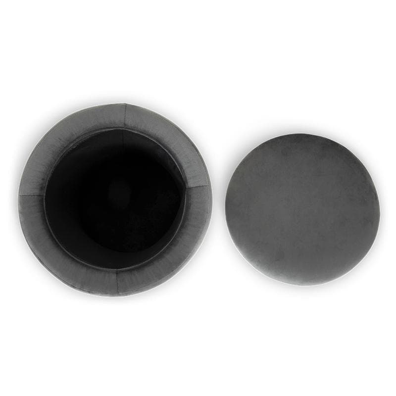 Pouf avec rangement - anthracite