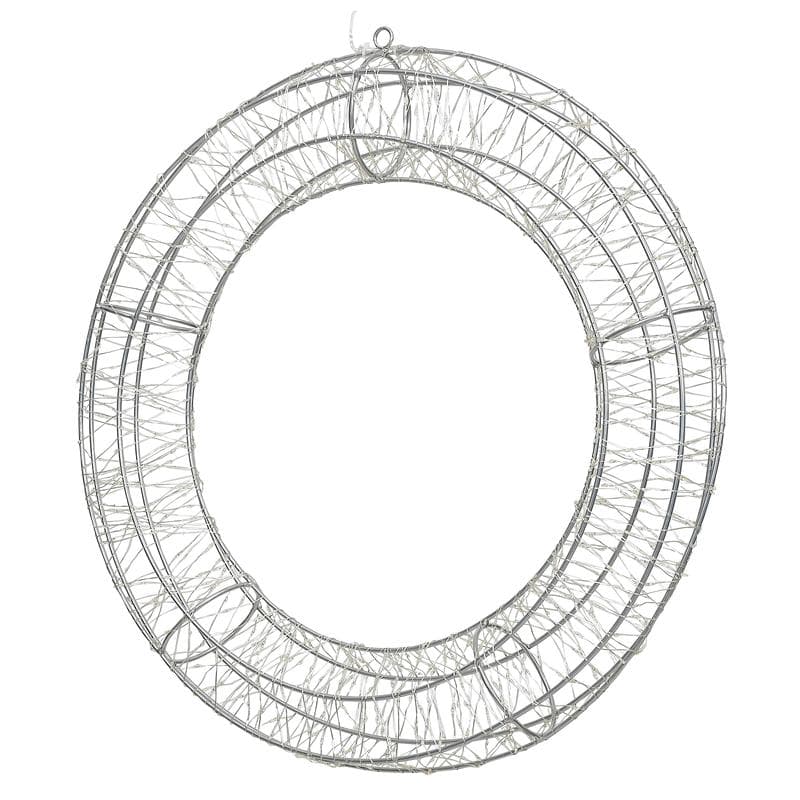 Kerstkrans met licht