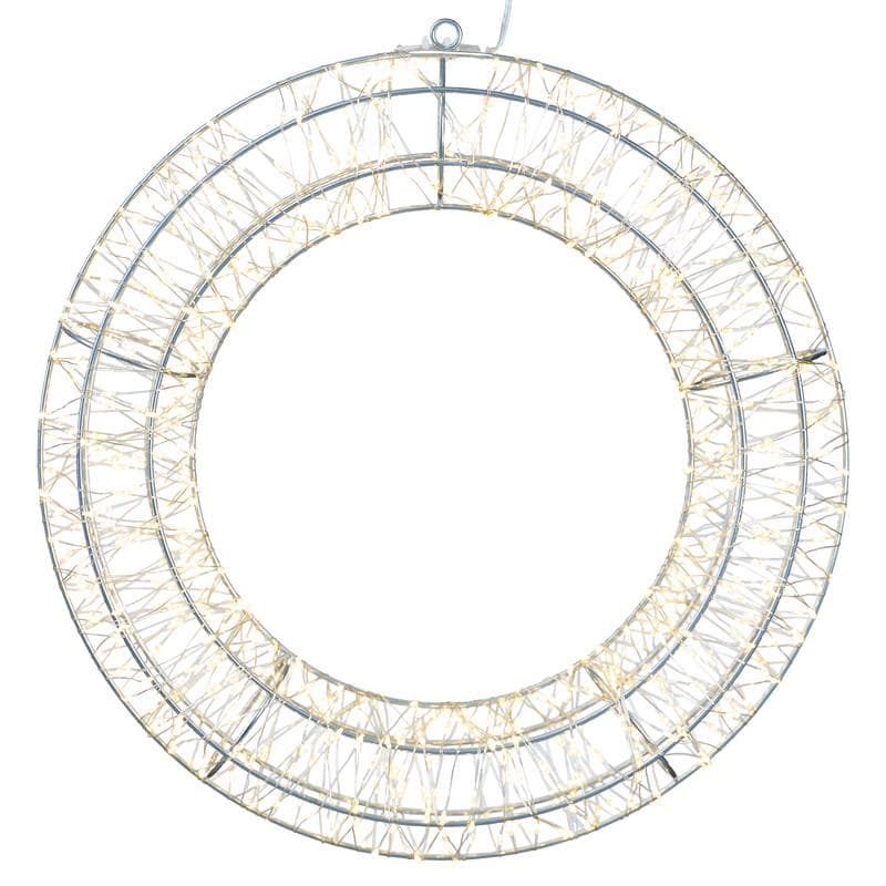 Couronne de Noël lumineuse